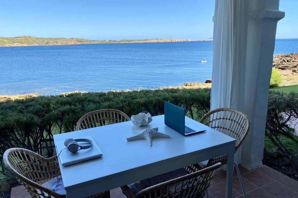 Ferienwohnung Miravent Terraza Y Jardin Frente Al Mar Menorca Fornells  Exterior foto