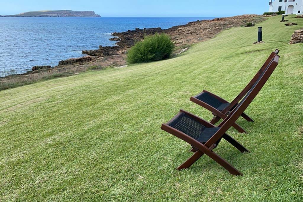 Ferienwohnung Miravent Terraza Y Jardin Frente Al Mar Menorca Fornells  Exterior foto